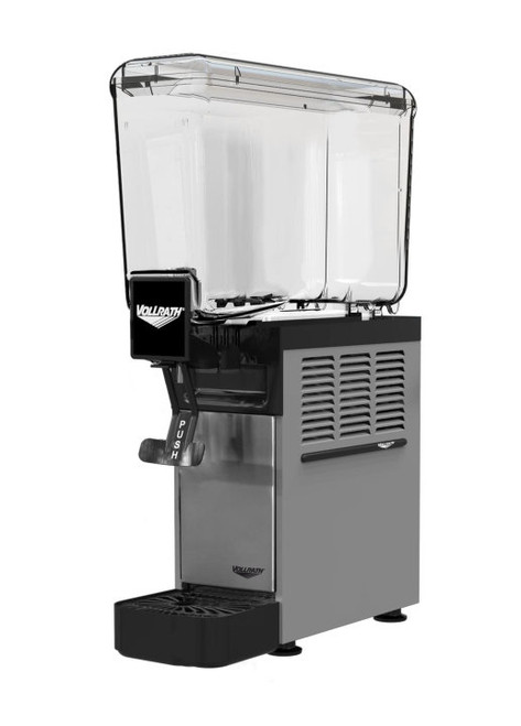 Vollrath VBBC1-37-A 2.1 Gal. Polycarbonate Food Grade Bowls Electric Pre-Mix Refrigerated Beverage Dispenser - 115V