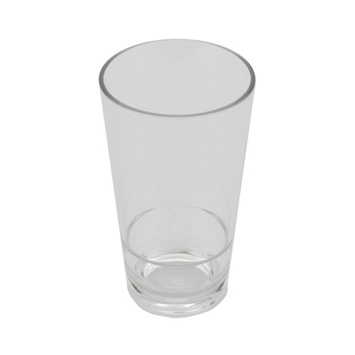 GET S-17-CL 16 Oz. Clear SAN Plastic Revo Pint Glass (12 per Case)