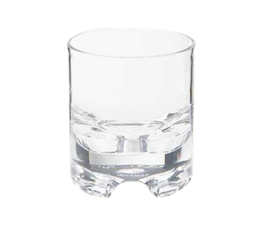 GET SW-1423-1-SAN-CL 9 Oz. Clear SAN Roc N' Roll Rocks Glass