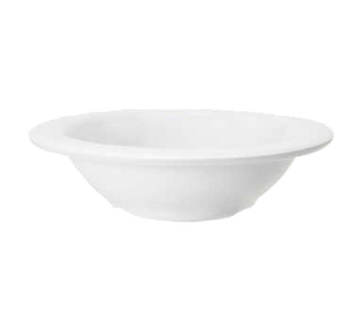 GET B-454-DW 4.5 Oz. White Melamine Round Narrow Rim Diamond Bowl