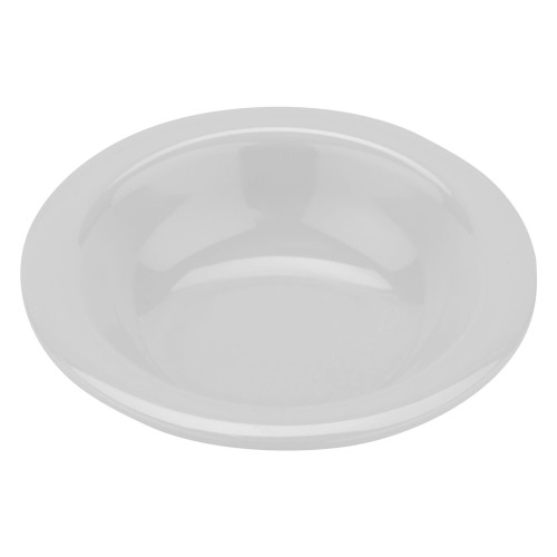 GET B-454-DW 4.5 Oz. White Melamine Round Narrow Rim Diamond Bowl