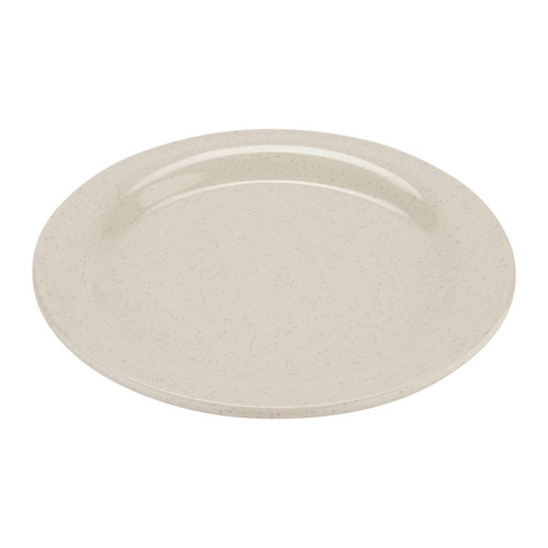 GET BF-090-IR 9" Dia. Beige Round Melamine Santa Fe Plate (1 Dozen Per Case)