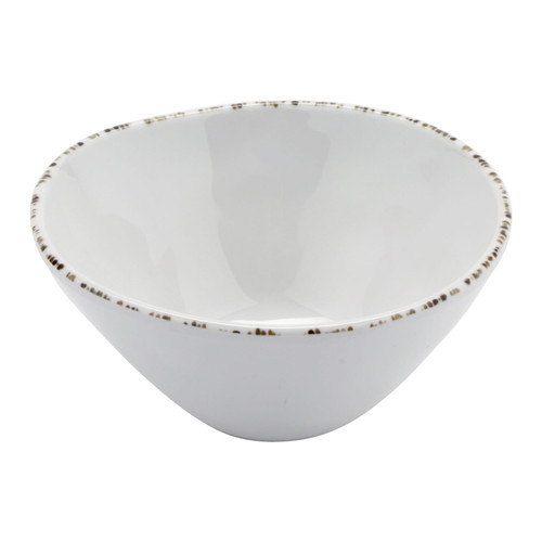 GET B-8-UM 8 Oz. Cream Melamine Irregular Urban Mill Bowl
