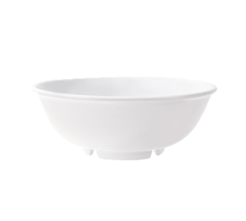 GET B-24-DW 24 Oz. White Melamine Round Diamond Bowl