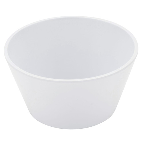 GET BC-007-W 8 Oz. White Melamine Supermel Bouillon Cup (1 Dozen Per Case)