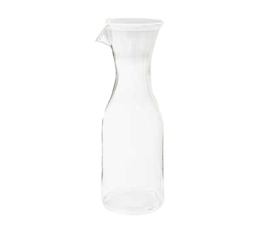 GET BW-1100-PC-CL 33.8 Oz. Clear Polycarbonate Wine / Juice Decanter with Lid