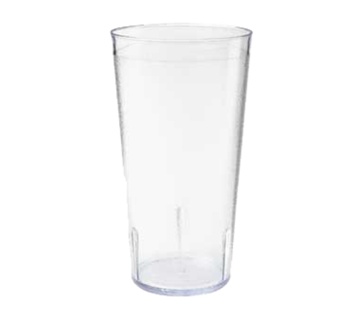 GET 6620-1-CL 20 Oz. Clear SAN Plastic Textured Tumbler