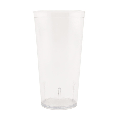 GET 6620-1-CL 20 Oz. Clear SAN Plastic Textured Tumbler