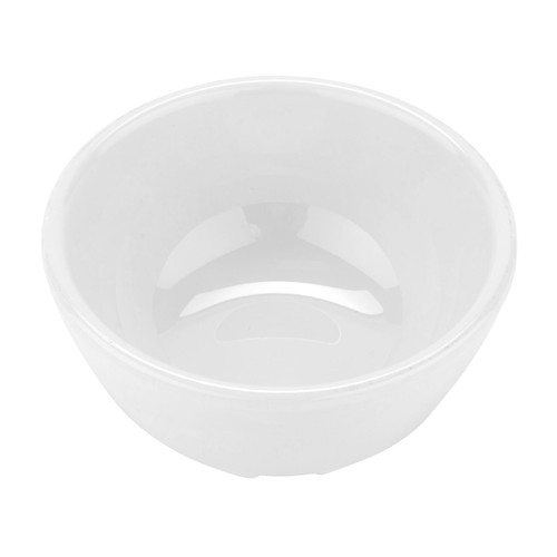 GET B-45-DW 10 Oz. White Melamine Round Diamond Bowl