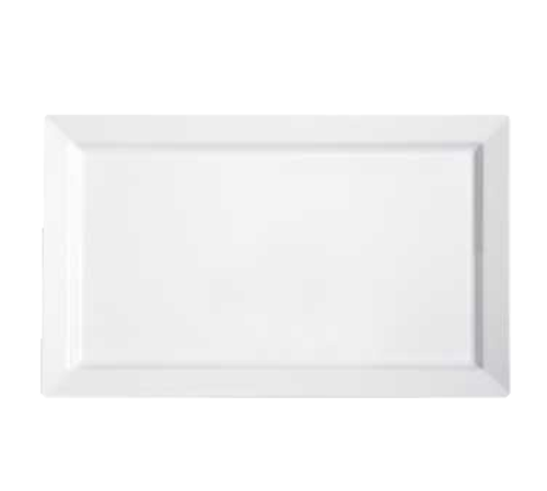 GET ML-116-W Rectangular Melamine White Bake & Brew Display Tray