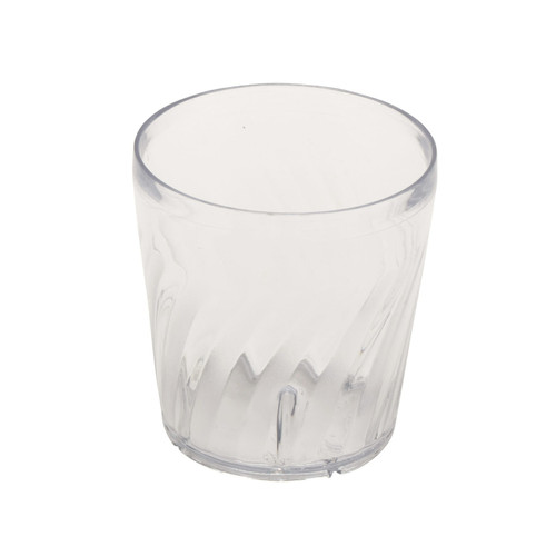 GET 2209-1-CL 9 Oz. Clear SAN Plastic textured Tahiti Rocks Tumbler