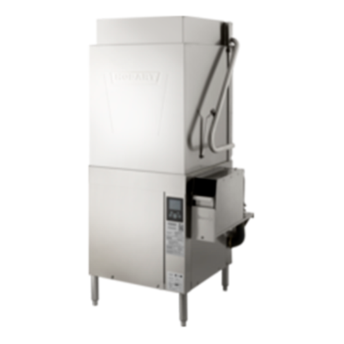 Hobart AM16T-ASR-2 Stainless Steel Door Type Automatic Soil Removal Electric Dishwashing Machine - 208/240 Volt