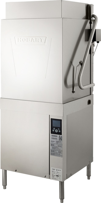 Hobart AM16VLT-ADV-2 Stainless Steel Door Type Automatic Soil Removal Single Electric Ventless Dishwashing Machine - 208/240 Volts