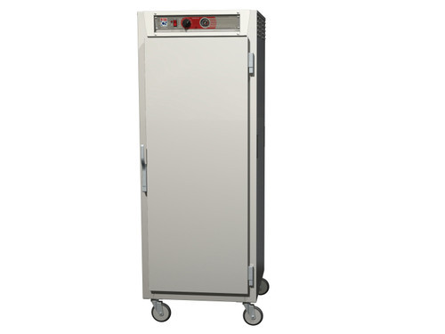 Metro C569L-SFS-UPFC C5 6 Series Full-Size Pass-Thru Insulated Low Wattage Heated Holding Cabinet with Solid Door and Chrome Universal Slides - 120V