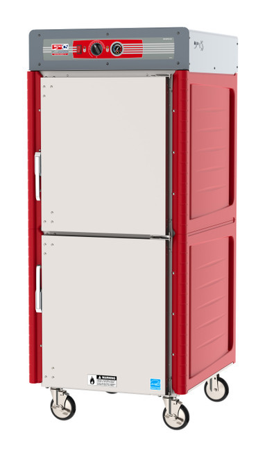 Metro C549-ASDS-U C5 4 Series Full-Size Insulated Heated Holding Cabinet with Solid Dutch Doors and Universal Wire Slides - 120V