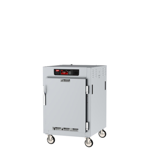 Metro C585-SFS-UPFC C5 8 Series Half-Size Pass-Thru Insulated Holding Cabinet with Solid Doors and Chrome Universal Wire Slides - 120V