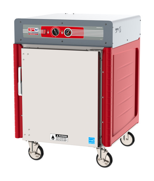 Metro C545-ASFS-U C5 4 Series Half-Size Insulated Heated Holding Cabinet with Solid Door and Universal Wire Slides - 120V