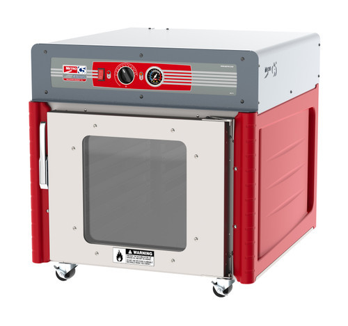 Metro C543-ASFC-L C5 4 Series Undercounter Insulated Heated Holding Cabinet with Clear Door and Lip Load Slides - 120V