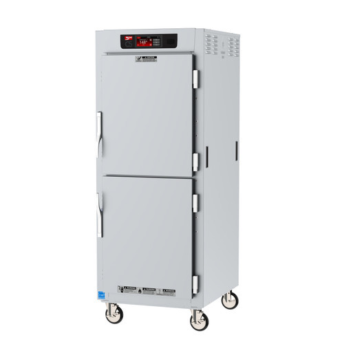 Metro C589-SDS-U C5 8 Series Full-Size Insulated Holding Cabinet with Solid Dutch Doors and Universal Wire Slides - 120V