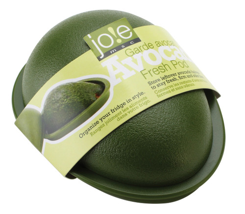 Harold Import 31828 5" x4" x 2.25" ABS Plastic Green joie Avocado Fresh Pod