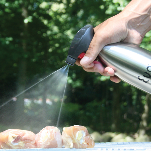 Harold Import 8113 16 Oz. Stainless Steel Evo Oil Sprayer