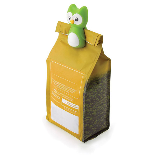 Harold Import 10117 Plastic and Silicon Joie Hoot Owl Bag Clip