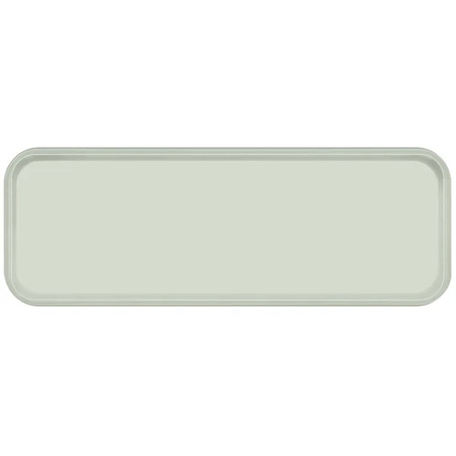 Cambro 926429 8.875" x 25.563" x 1" Key Lime High-Impact Fiberglass Rectangular Camtray - 12/Case