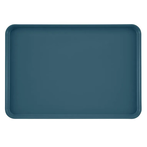 Cambro 1826401 17.88" x 25.75" Slate Blue High-Impact Fiberglass Rectangular Camtray - 6/Case