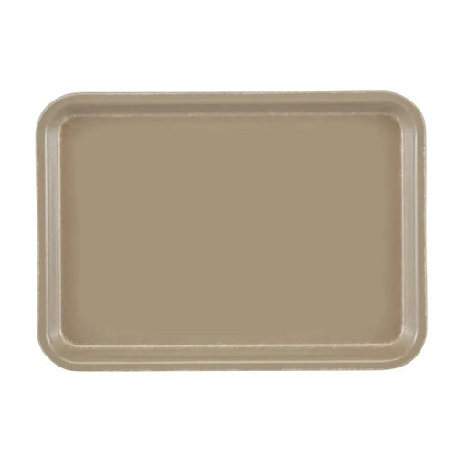 Cambro 57199 6.94" x 4.94" Taupe High-Impact Fiberglass Rectangular Camtray - 12/Case