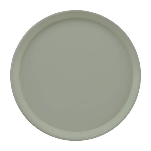 Cambro 1550199 16" Dia. Round Fiberglass Taupe Serving Camtray - 12/Case