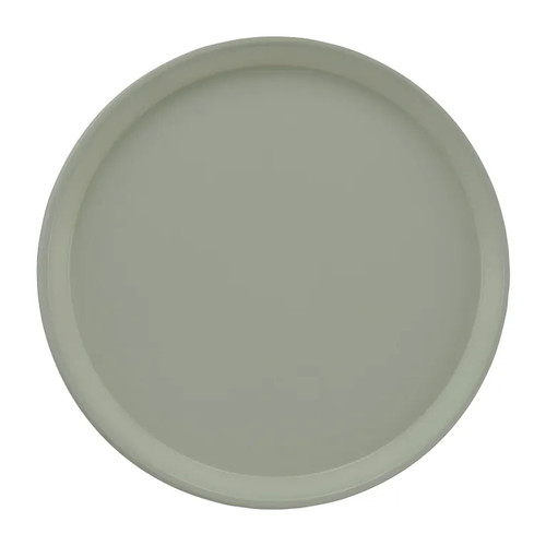 Cambro 1550199 16" Dia. Round Fiberglass Taupe Serving Camtray - 12/Case