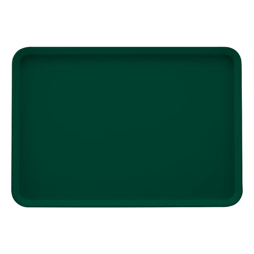 Cambro 2025119 25.56" x 20.75" Sherwood Green High-Impact Fiberglass Rectangular Camtray - 6/Case