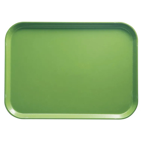 Cambro 1520113 15" x 20.25" Rectangular Fiberglass Limeade Camtray - 12/Case