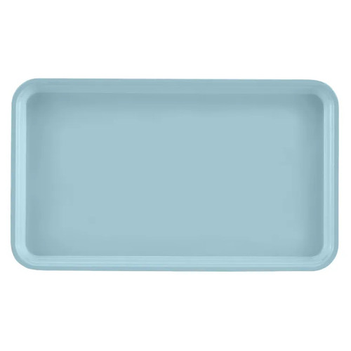 Cambro 915177 8.75" x 15" Sky Blue High-Impact Fiberglass Rectangular Camtray - 12/Case