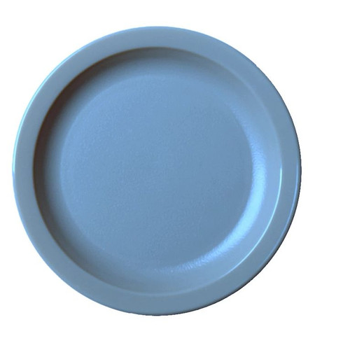 Cambro 65CWNR401 6.56" Dia. Blue Polycarbonate Round Narrow Rim - 48/Case