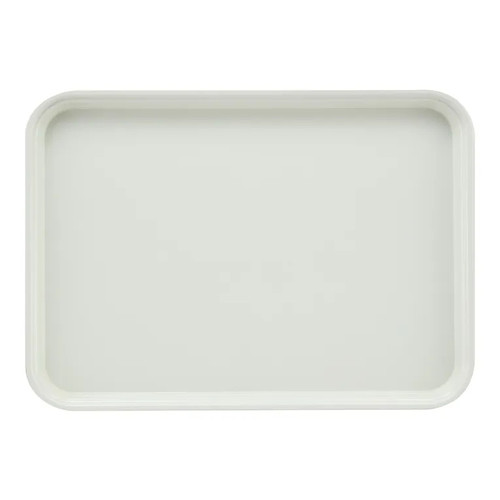 Cambro 1622148 16" x 22" Rectangular Fiberglass White Camtray - 12/Case