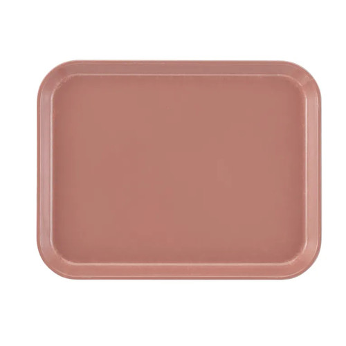 Cambro 1014409 10.63" x 13.75" Blush Rectangular High-Impact Fiberglass Camtray