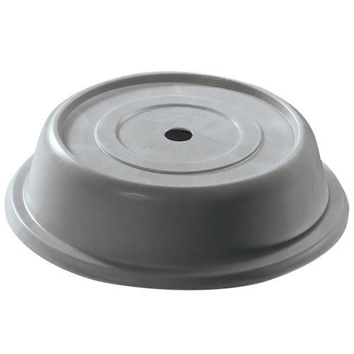 Cambro 1012VS191 10.75" Gray Fiberglass Round Versa Camcover Plate Cover - 12/Case
