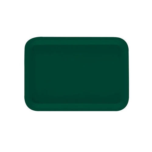 Cambro 57119 6.94" x 4.94" Sherwood Green High-Impact Fiberglass Rectangular Camtray - 12/Case