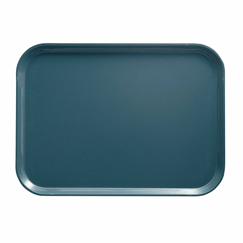 Cambro 1014401 10.63" x 13.75" Slate Blue Rectangular High-Impact Fiberglass Camtray - 12/Case