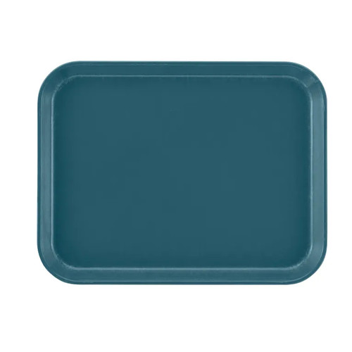 Cambro 1014401 10.63" x 13.75" Slate Blue Rectangular High-Impact Fiberglass Camtray - 12/Case