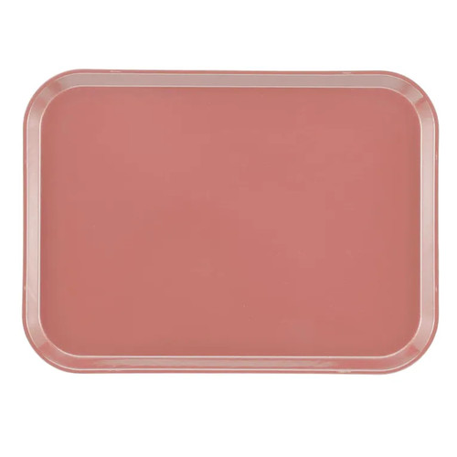Cambro 1216409 12" x 16.31" Blush Rectangular High-Impact Fiberglass Camtray - 12/Case