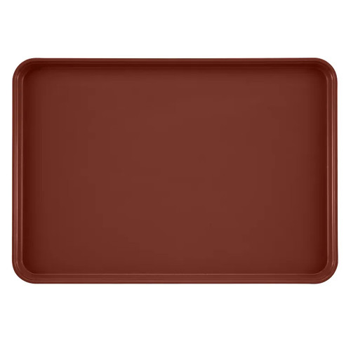 Cambro 1826501 17.88" x 25.75" Real Rust High-Impact Fiberglass Rectangular Camtray - 6/Case