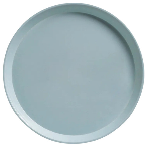 Cambro 1400177 14" Dia. Sky Blue Round Fiberglass Serving Camtray - 12/Case