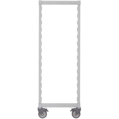 Cambro CPMPK2435480 24" W x 35" H Speckled Gray Plastic Mobile Camshelving Post Kit