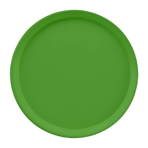Cambro 1550113 16" Dia. Round Fiberglass Limeade Serving Camtray - 12/Case