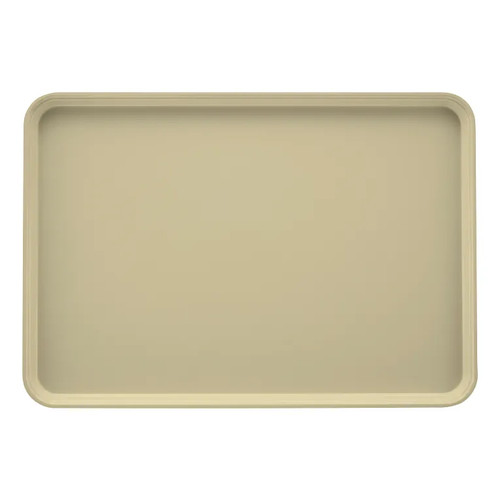 Cambro 2025536 25.56" x 20.75" Lemon Chiffon High-Impact Fiberglass Rectangular Camtray - 6/Case