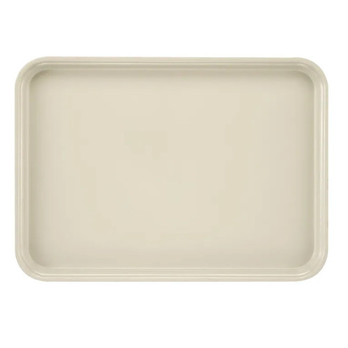 Cambro 1318148 12.63" x 17.75" x 0.69" White Rectangular High-Impact Fiberglass Camtray - 12/Case