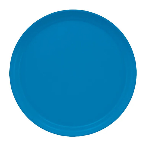 Cambro 1300105 13" Dia. Horizon Blue Round Fiberglass Serving Camtray - 12/Case