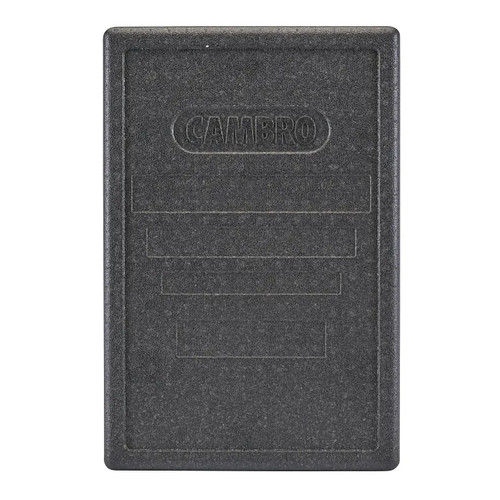 Cambro EPP180LID110 15.75" W x 1.34" H x 23.62" D Black Cam GoBox Insulated Food Pan Carrier Lid Only